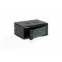 Alantec SW-4U-600-450-01-CF wandmontage serverkast 19 inch 4U, 600x450, zwart, zelfmontage (Flat Pack)