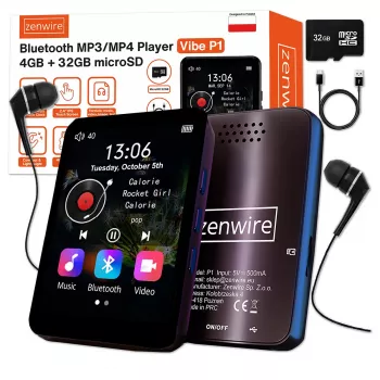 Zenwire Vibe P1 draagbare MP3/MP4-speler