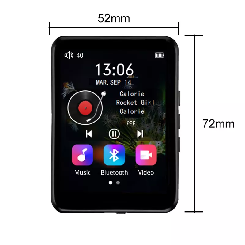 Zenwire Vibe P1 draagbare MP3/MP4-speler