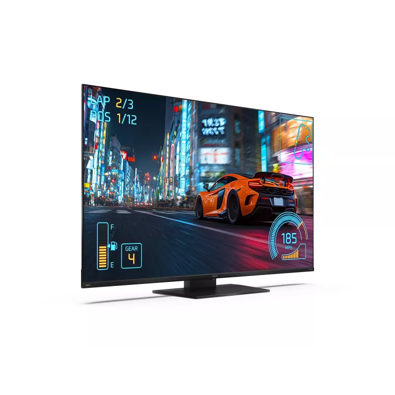 Sharp 55JR7265E televisie, 55 inch (139 cm), 4K Ultra HD QLED, Google TV