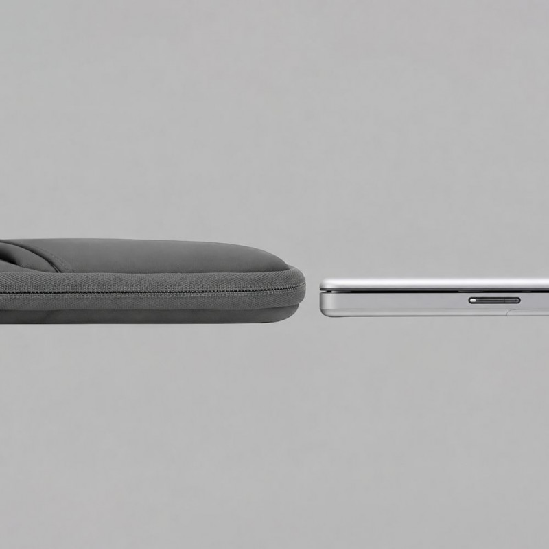 Wozinsky WNL-13G neopreen laptopsleeve voor 13-14 inch, grijs
