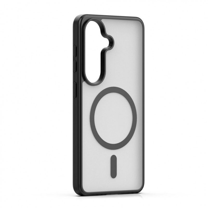 iLike Mag Matt hoesje voor Samsung Galaxy A16 4G / A16 5G / A17 4G / A17 5G met grote camera-uitsparing, zwart