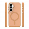 iLike Mag Matt hoesje voor Samsung Galaxy A16 4G / A16 5G / A17 4G / A17 5G met grote camera-uitsparing, bruin