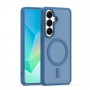 iLike Mag Matt hoesje voor Samsung Galaxy A16 4G / A16 5G / A17 4G / A17 5G met grote camera-uitsparing, donkerblauw