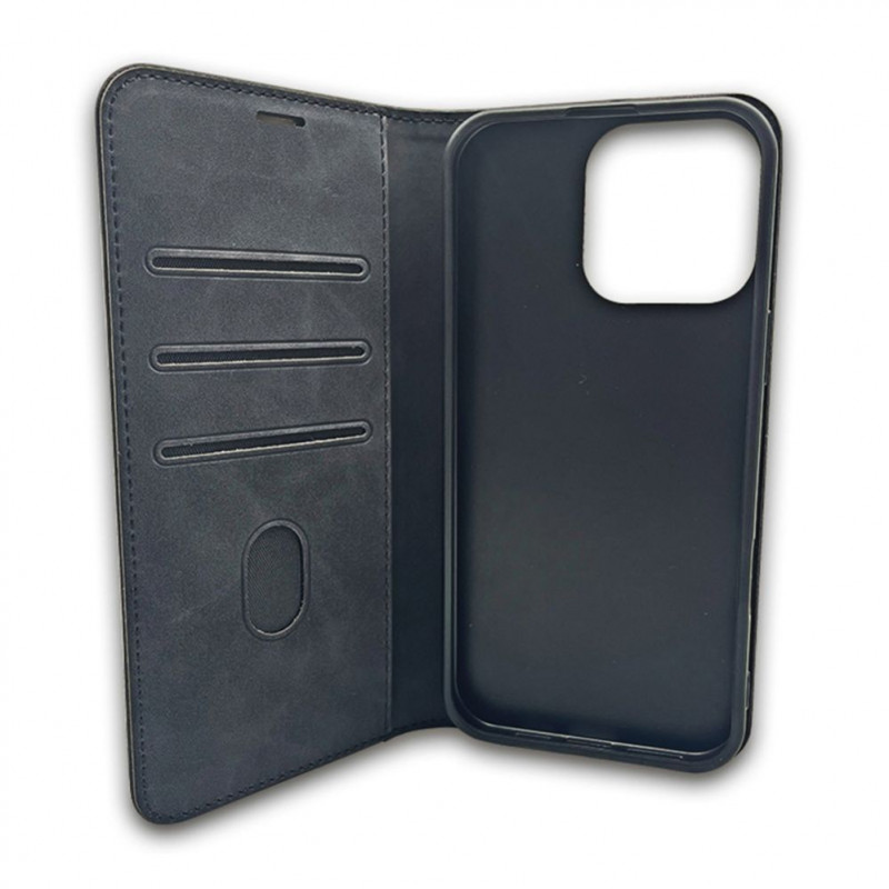 TFO Smart Suede hoesje voor iPhone 17 Pro Max 6,9 / iPhone 18 Pro Max 6,9, zwart