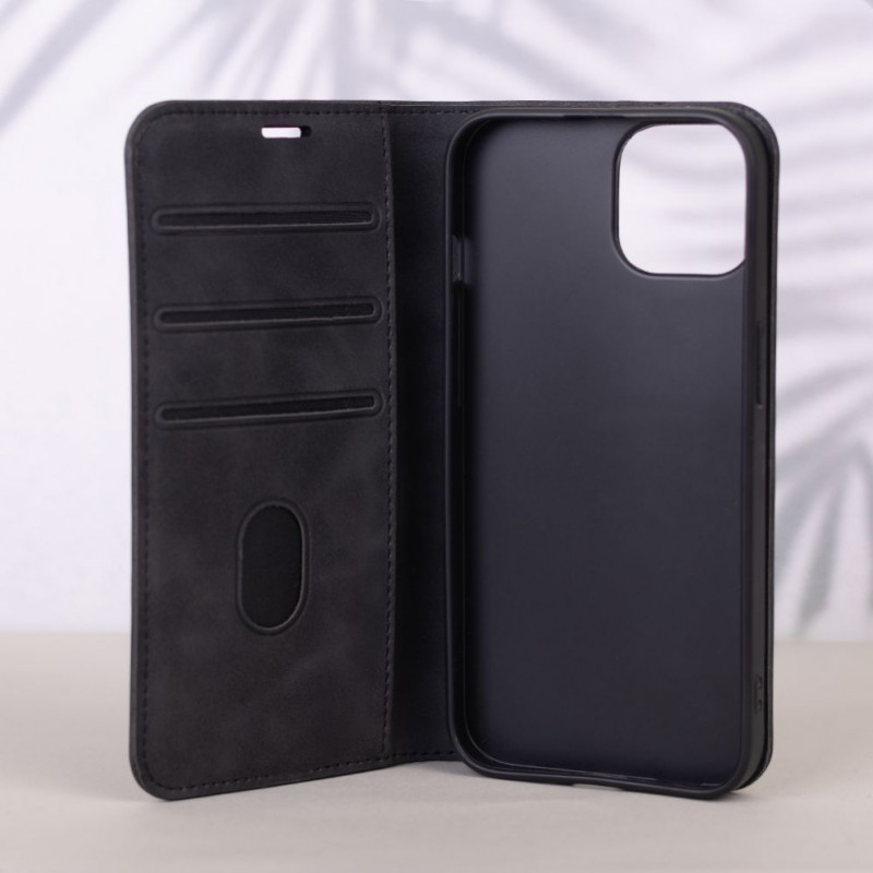 TFO Smart Suede hoesje voor iPhone 17 Pro Max 6,9 / iPhone 18 Pro Max 6,9, zwart