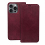 TFO Smart Suede hoesje voor iPhone 17 Pro 6,3 / iPhone 18 Pro 6,3, bordeaux
