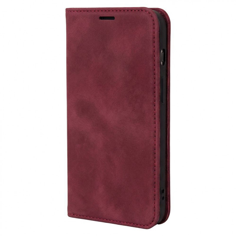 TFO Smart Suede hoesje voor iPhone 17 Pro 6,3 / iPhone 18 Pro 6,3, bordeaux