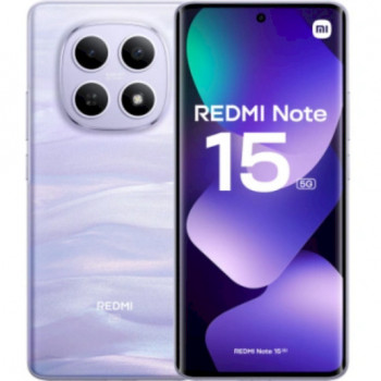 Xiaomi Redmi Note 15 5G smartphone, Dual SIM, 12 GB + 512 GB, nevelpaars