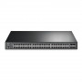 TP-Link JetStream TL-SG3452P beheerde L2/L3 Gigabit Ethernet PoE-netwerkswitch, 1U, zwart