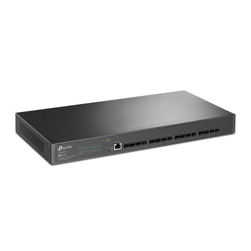 TP-Link JetStream TL-SX3016F beheerde L2+/L3-netwerkswitch, zwart