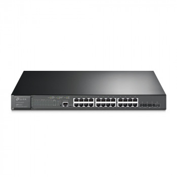 TP-Link JetStream TL-SG3428XMP beheerde L2+ Gigabit Ethernet PoE-netwerkswitch, 1U, zwart