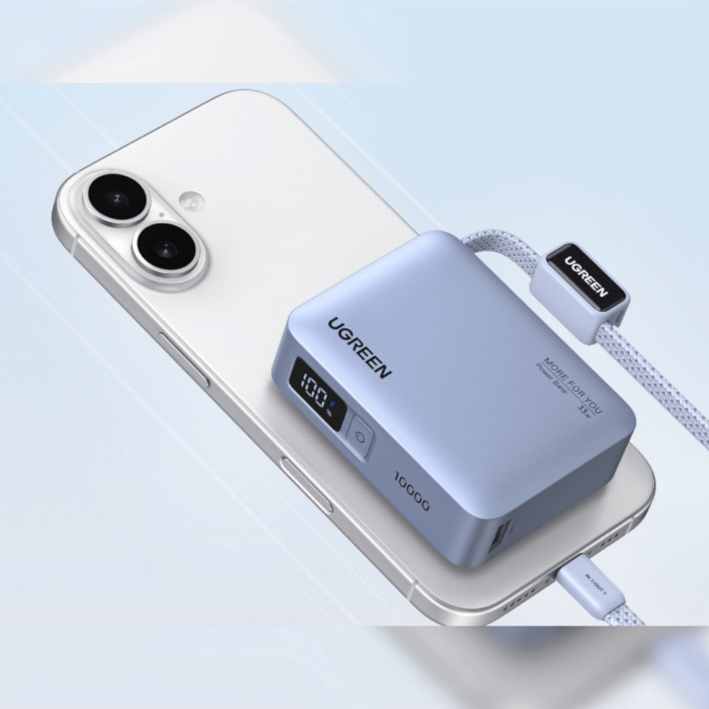 Ugreen PB584 powerbank 10000 mAh, grijs