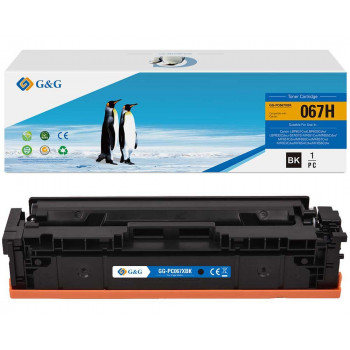 G&G toner voor Canon 067H 5106C002, XL, 3130 pagina's, zwart, compatibel