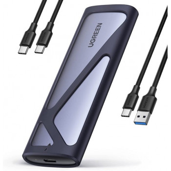 Ugreen CM400 90264 behuizing voor M.2 SSD, USB 3.2 Gen 2, grijs