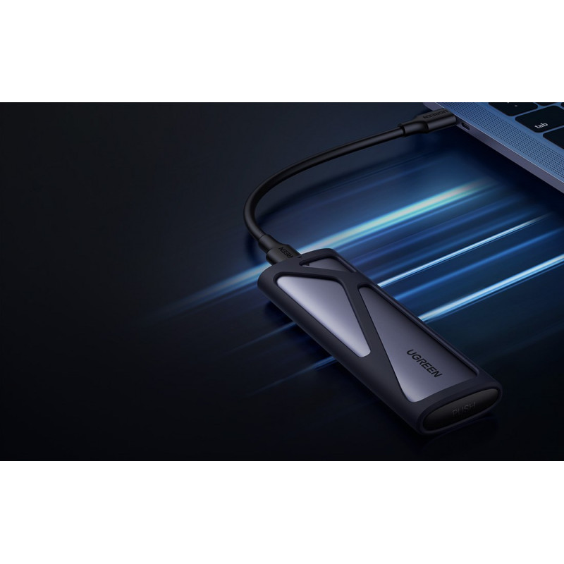 Ugreen CM400 90264 behuizing voor M.2 SSD, USB 3.2 Gen 2, grijs