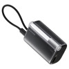 SHARGE Flow 3 powerbank, 10.000 mAh, 45 W PD, USB-C-kabel, zwart