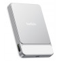 Belkin UltraCharge Pro Slim BPD022HQWH magnetische powerbank, 10000 mAh, 25 W, zilver, met display