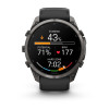 Garmin Fenix 9 Pro 010-04337-16 smartwatch, 51 mm, Carbon Gray DLC titanium, zwart/Pebble Grey siliconen band