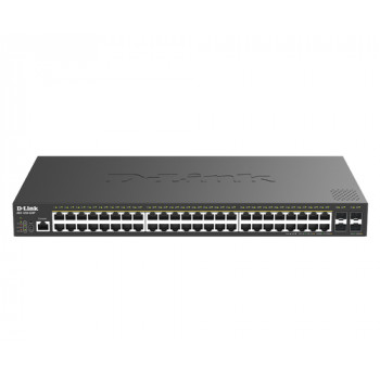 D-Link DGS-1250-52XP L3 smart PoE-switch, 48 x 10/100/1000