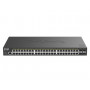 D-Link DGS-1250-52XP L3 smart PoE-switch, 48 x 10/100/1000