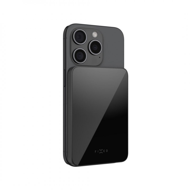 Fixed MagZen 10 Crystal externe accu, Qi2, 10000 mAh, zwart