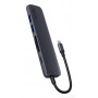 Epico 6in1 Alu Hub 8K USB-C hub, hemelsblauw