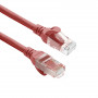 ACT FC1552 U/UTP CAT6A ultraflexibele patchkabel, 0,25 m, TPE, snagless RJ45, rood