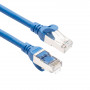 ACT FC2610 S/FTP CAT6A patchkabel, 10 m, TPE, ultraflexibel, met beschermkap tegen haken, blauw