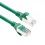 ACT FC2701 S/FTP CAT6A patchkabel, 1 m, TPE, ultraflexibel, met beschermkap tegen haken, groen