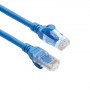 ACT FC1615 ultraflexibele CAT6A U/UTP patchkabel met RJ45-connectoren, 15 m, TPE, met antihaakbescherming, blauw