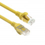 ACT FC1805 U/UTP CAT6A TPE ultraflexibele patchkabel met RJ45-connectoren, 5 m, geel