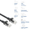 ACT FC1903 U/UTP CAT6A TPE ultraflexibele patchkabel met RJ45-connectoren, 3 m, zwart