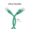 ACT FC1700 U/UTP CAT6A patchkabel, TPE, ultraflexibel, RJ45, 0,5 m, groen
