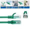 ACT FC1710 U/UTP CAT6A patchkabel, TPE, ultraflexibel, RJ45, 10 m, groen