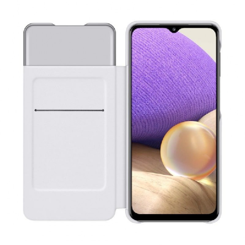 Samsung Smart S View Wallet Cover hoesje voor Galaxy A32 5G, wit
