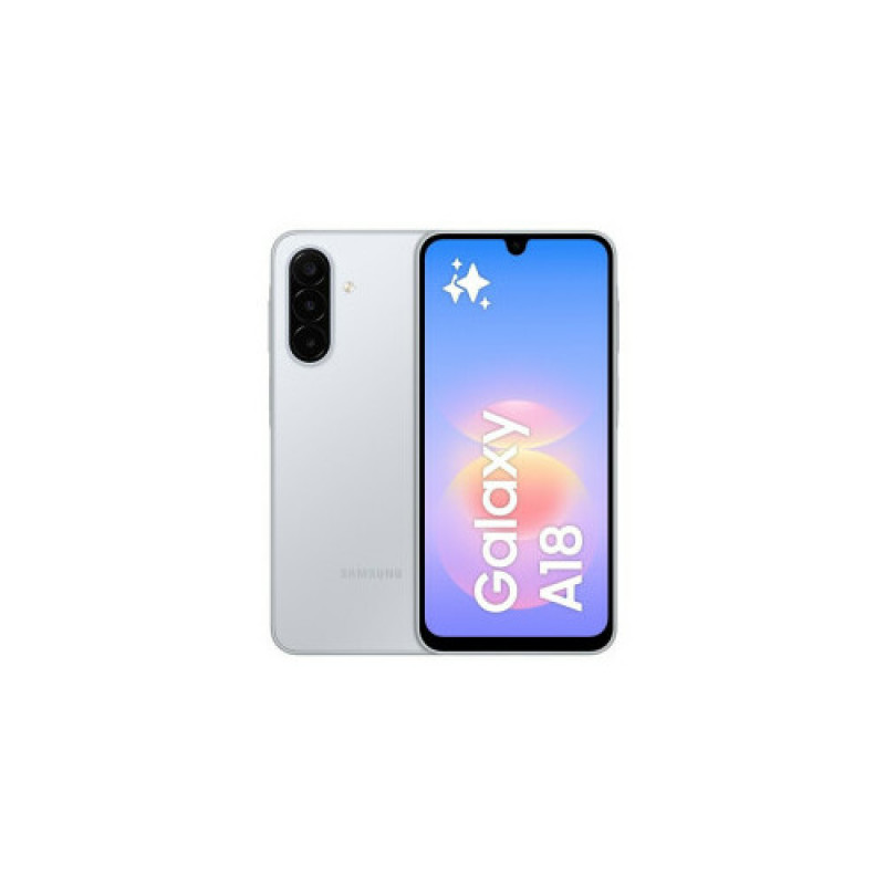 Samsung A18 4G smartphone, Dual SIM, 8 GB RAM, 256 GB, zilver, OEM