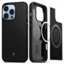 Spigen Mag Armor SPN1735BLK hoesje voor Apple iPhone 13 Pro, MagSafe, mat zwart