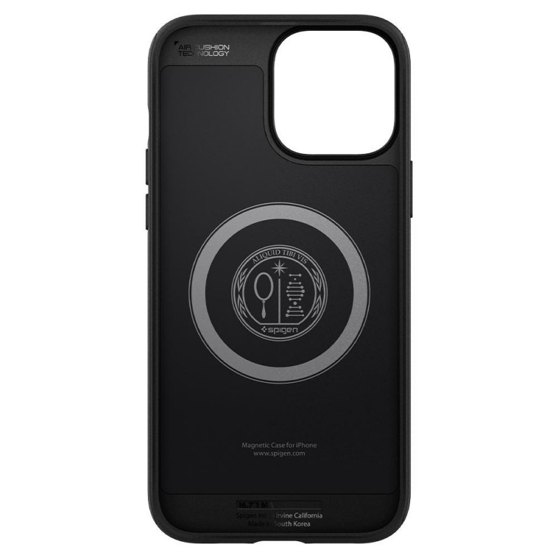 Spigen Mag Armor SPN1735BLK hoesje voor Apple iPhone 13 Pro, MagSafe, mat zwart