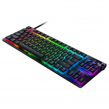 Razer Huntsman V3 Pro Low-Profile TKL gamingtoetsenbord, analoge switches, DE-indeling (ISO), zwart