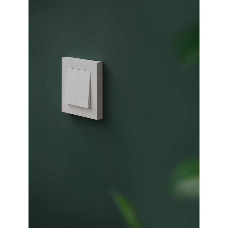 Osram SMART+ MATTER slimme wandschakelaar, 2 kanalen, wit
