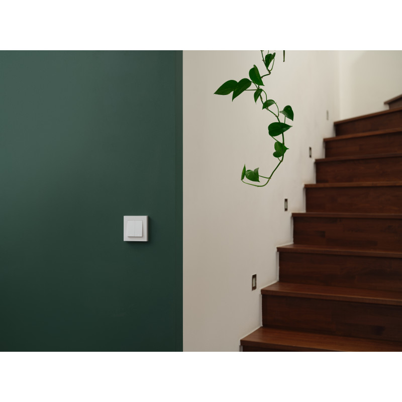Osram SMART+ MATTER slimme wandschakelaar, 2 kanalen, wit