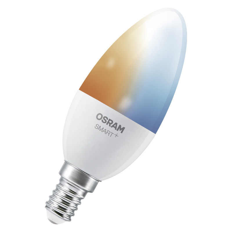 Osram SMART+ MATTER Tunable White Classic B40 slimme lamp, E14, 4,9 W, wifi