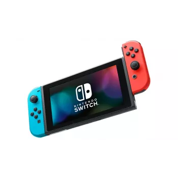 Nintendo Switch (nieuw herzien model) draagbare spelcomputer, zwart / blauw / rood, 15,8 cm (6,2 inch), 32 GB, Wi-Fi