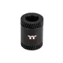 Thermaltake Pacific SF verlengfitting female naar female, 30 mm, mat zwart