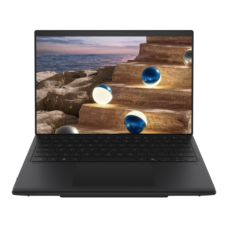 Asus Zenbook Duo UX8407AA-SN094X 14-inch laptop, OLED-touchscreen, Intel Core Ultra 9 378H, 32 GB LPDDR5X, 2000 GB SSD, Windows 11 Home, Moher Gray