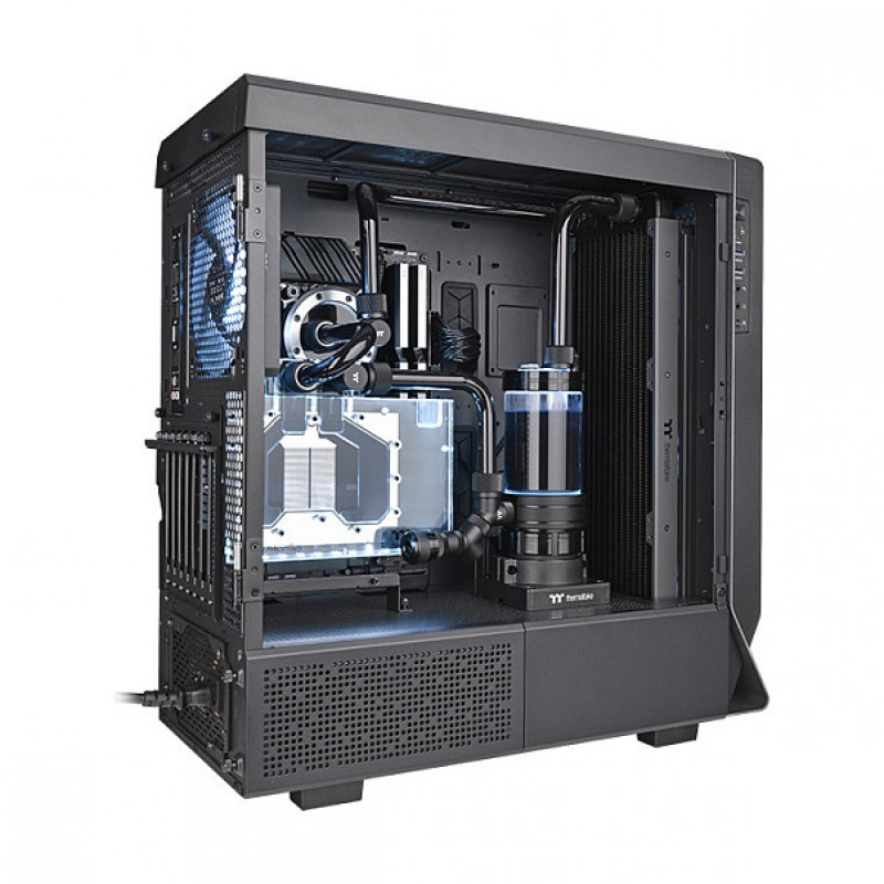 Thermaltake Pacific SR420 slanke radiator voor zelfbouw-vloeistofkoeling, zwart