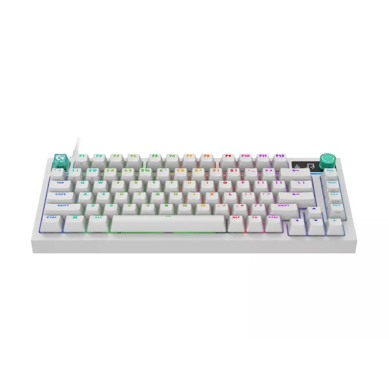 Logitech G316 X 75 toetsenbord, 920-014315, wit, FR