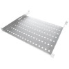Alantec SA-P-19-1U-550-4-S vaste legplank, 19″ 1U, diepte 550 mm, grijs