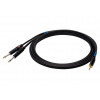 SSQ MIJM3 SS-1815 audiokabel, 3,5 mm stereo-jack – 2x 6,3 mm mono-jack, 3 m, zwart